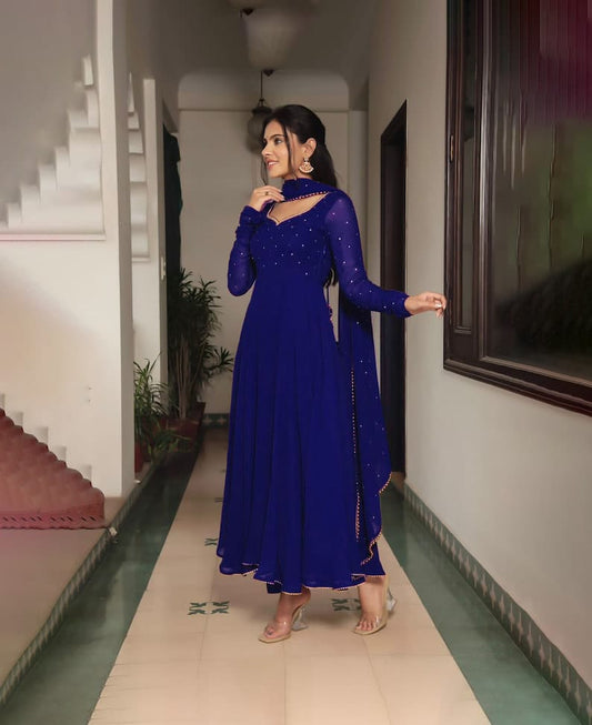 Anarkali Dress For Woman, Ethnic Indian Readymade Party Wear