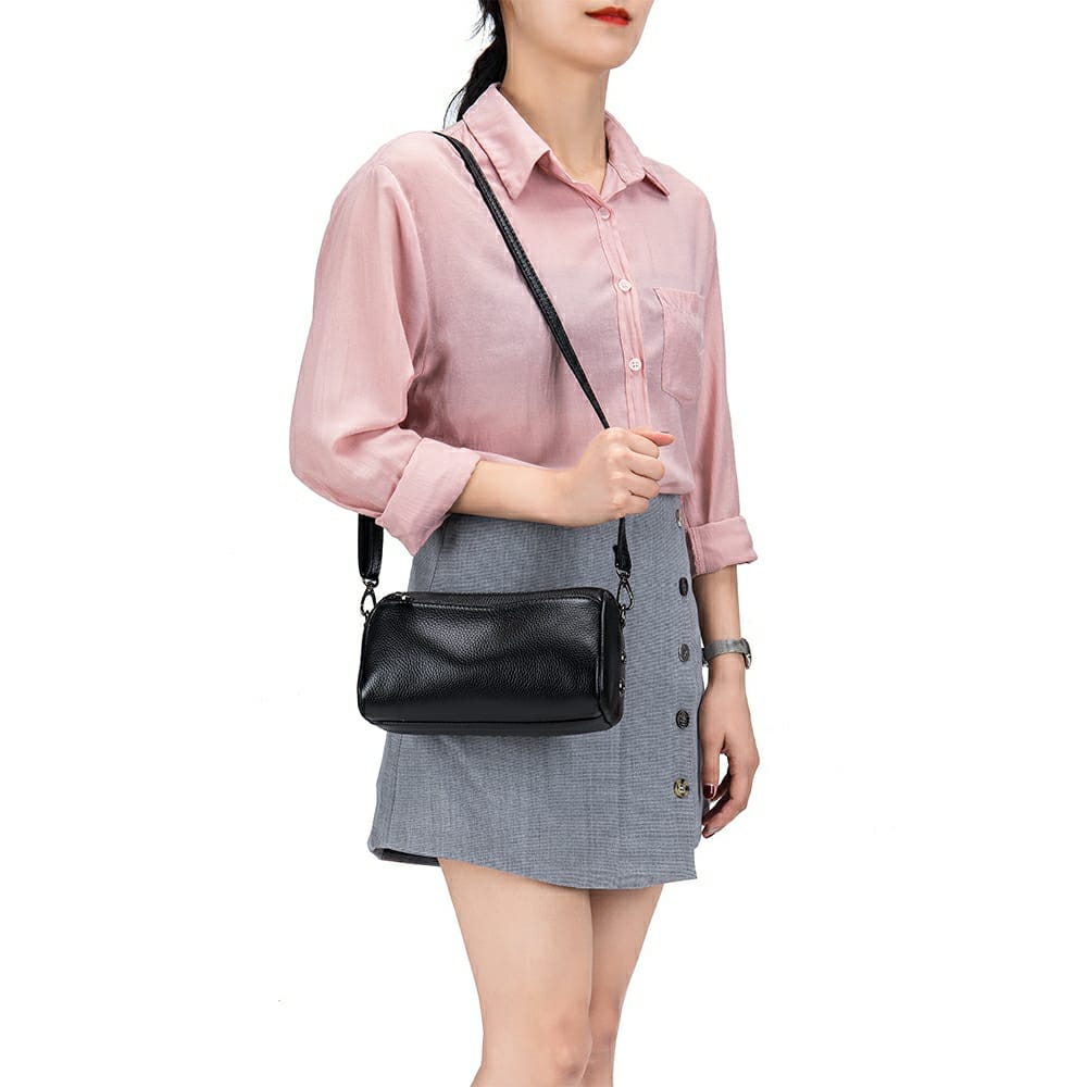 Cross Body Pillow Fashion Messenger Vegan Leather Handbag