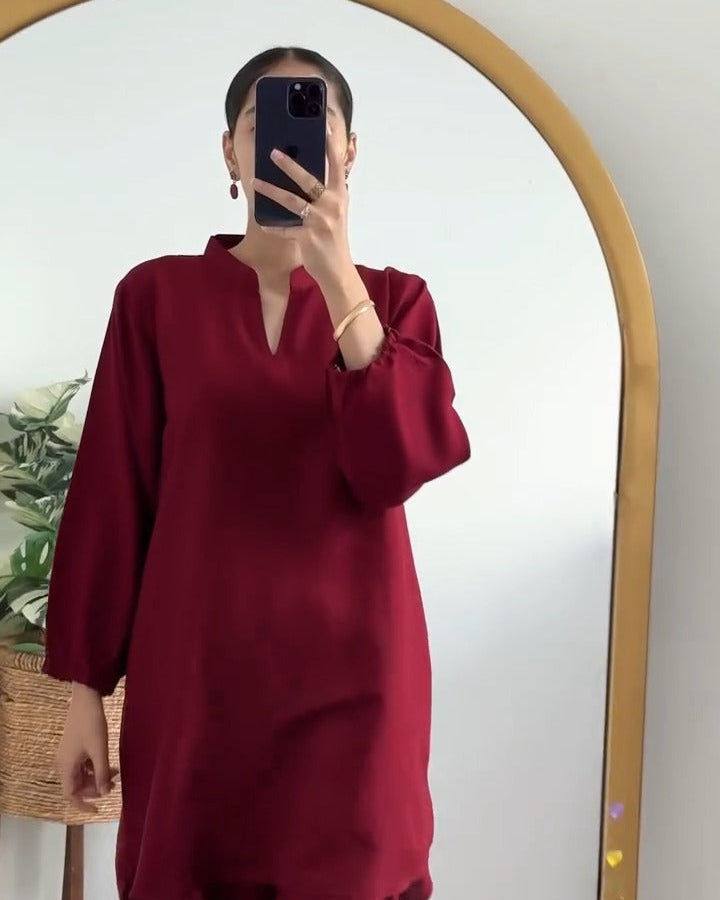 Women's Rayon top notch Set