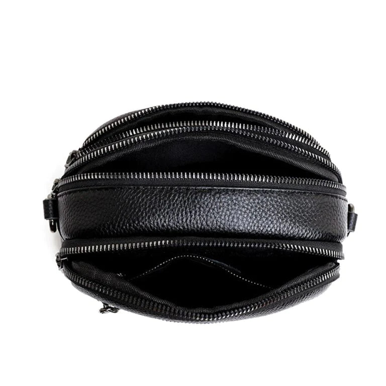 Fashion Solid Color Women’s Bags Casual Women Genuine Vegan Leather Shoulder Bags