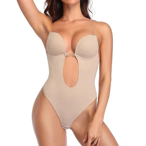 Anti-Slip Backless Waist Reduction Bodysuit