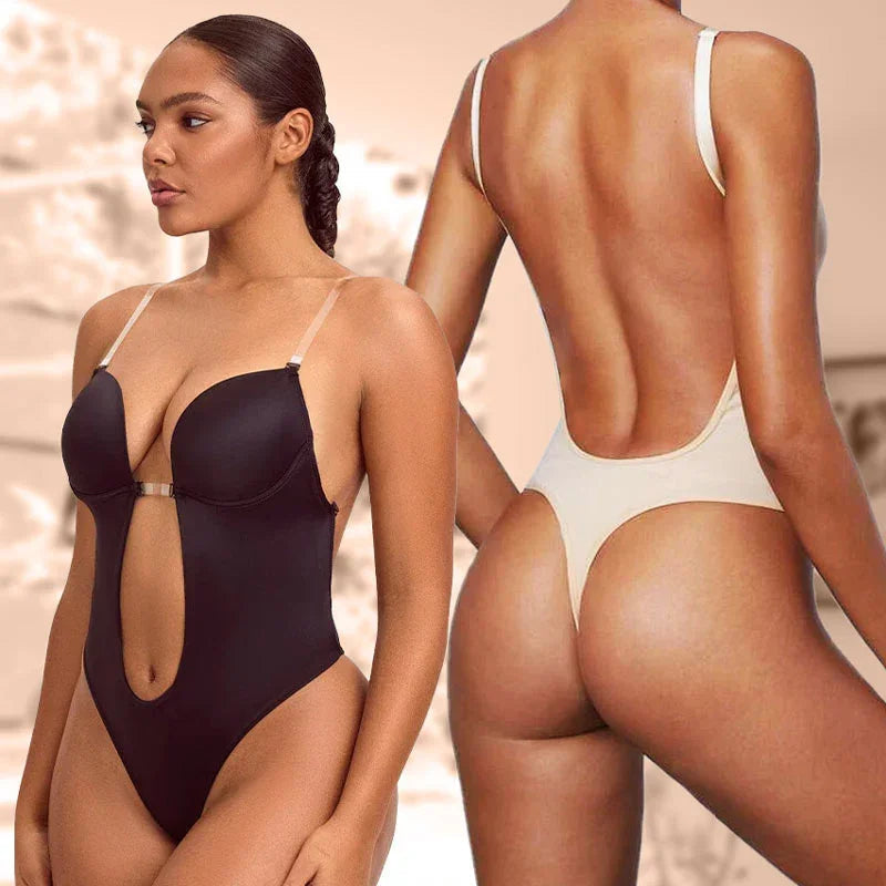 Anti-Slip Backless Waist Reduction Bodysuit